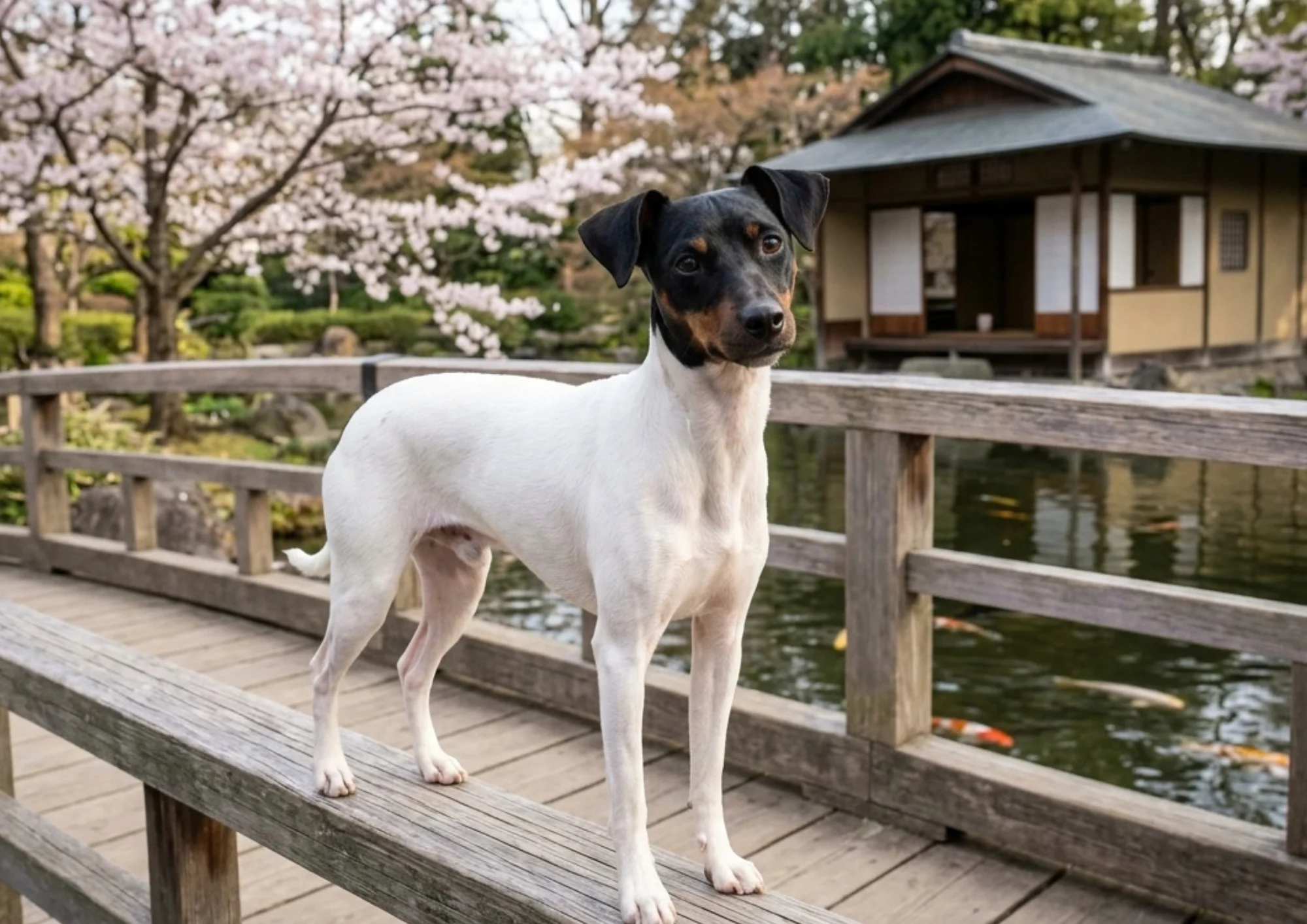 Chien de race Terrier japonais